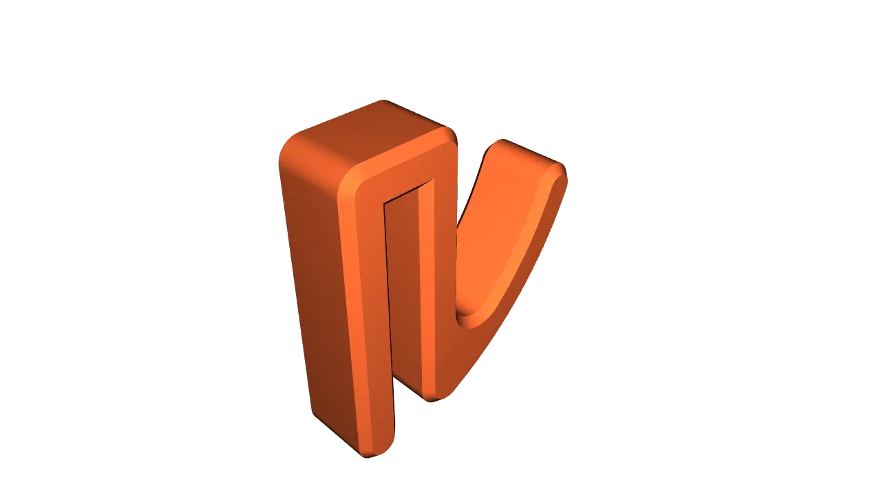 Закачалка за душ кабина от стъкло – 3D принтирана, 4–10 мм